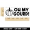 Oh My Gourd Pumpkin Teacher Student School Self-Inking Rubber Stamp Ink Stamper